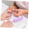 ASAKKURA Home Nail Brush Cleaning Brush Gentle Bristles Scratch Material Easy to Carry view 3