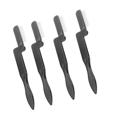 MUSISALY 4pcs Foldable Eyebrow Comb Seeth Eyebrow Combs Shaping Kit Brush Brow Brush for