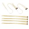 FOYTOKI 12pcs Heat Safe Fairy Hair Tinsel Braiding Kit for Girls Glitter Hair Extensions view 3