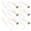FOYTOKI 12pcs Heat Safe Fairy Hair Tinsel Braiding Kit for Girls Glitter Hair Extensions view 4