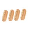 ASAKKURA 4pcs Double-sided Wooden Nail Brush Boar Bristles Nail Scrubbing Brush for Manicure and Pedicure for Hand and Foot Care view 1