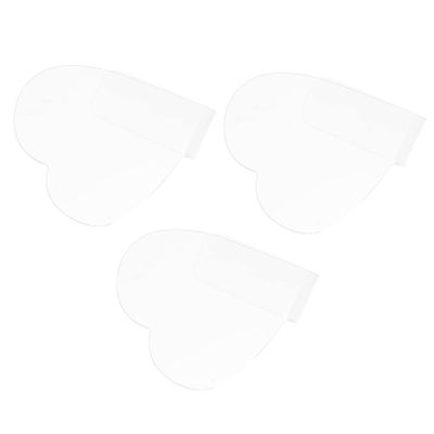 ASAKKURA 3pcs Nail Decor Palette Gel Nail Palette Acrylic Makeup Mixing Plate Art Paint Plate Holder for Art