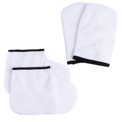 HONMEET Paraffin Wax Bath Gloves Booties for Hand and Quality Heat-Friendly Material Easy to Use