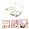 IWOWHERO 2sets Tea Oil Absorbing Sheets Mirror Puff for Oily Skin Blotting Facial Paper for Men Women Convenient Portable Case for Daily Use view 2