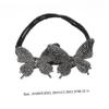 ASAKKURA Hair Buns for Women Crystal Rhinestone Bun Shaper Hair Bun Making Tool for Parties Weddings view 2