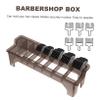 MUSISALY 1pc Hair Clipper Guide Comb Organizer Barbershop Box Hair Tool Storage Box view 4
