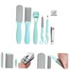 AUTSUPPL 1set Foot Care Kit Dead Skin Remover Tools Professional Pedicure Set for Exfoliating Calloused Feet Comfortable Handle for Home Travel Use view 2