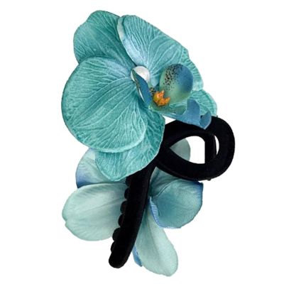 Dsgzkk Hair Clips,Hair Claw Clip for Women Simulation Orchids HairClip Hair Banana Clip Jaw Clamps Hair Barrettes Lady Hair Decorative Cli