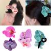 Dsgzkk Hair Clips,Hair Claw Clip for Women Simulation Orchids HairClip Hair Banana Clip Jaw Clamps Hair Barrettes Lady Hair Decorative Cli view 2