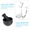 BELLIFFY Men's Shaving Kit with Brush and Bowl Multifunctional Shaving Set Detangling Mustache Brush for Home and Professional Use view 4