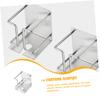 BELLIFFY Electric Razor Holder for Shower Bathroom Wall Shelf Adhesive Wall-mounted Storage Rack Razor Shaver Organizer view 2