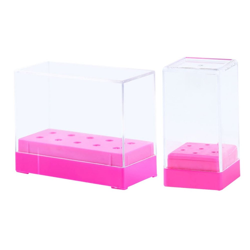 2 Pack Nail Bit Organizer Storage Box for Drill Bits