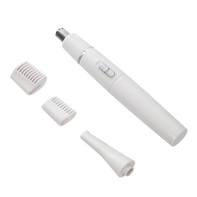 Gogogmee 1pc Dual Function Eyebrow and Nose Hair Trimmer Electric Razor Nose Hair Remover Compact