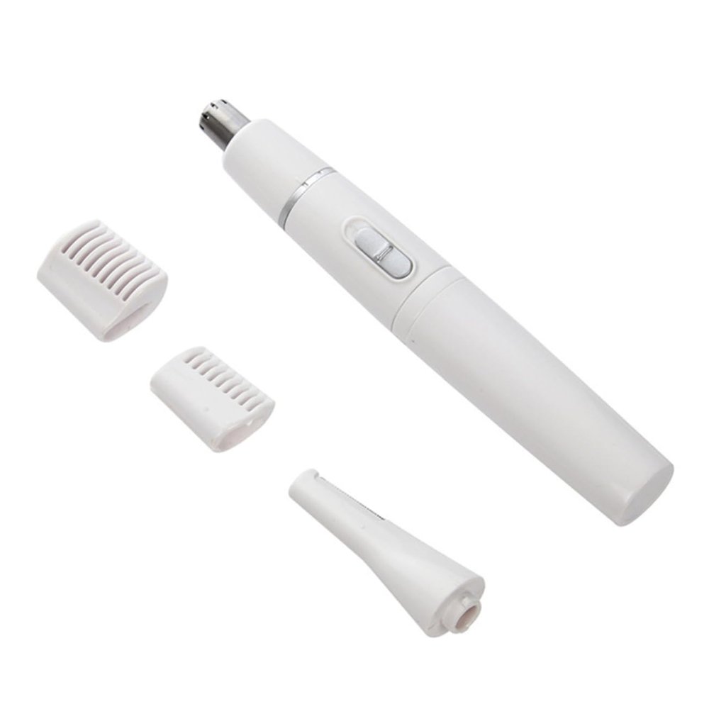 Gogogmee 1pc Dual Function Eyebrow and Nose Hair Trimmer Electric Razor Nose Hair Remover Compact