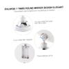 OSOLADY Magnifying Led Vanity Mirror with Suction Cup Round Tabletop Cosmetic Mirror for Makeup Application for Bathroom No Battery Included view 4