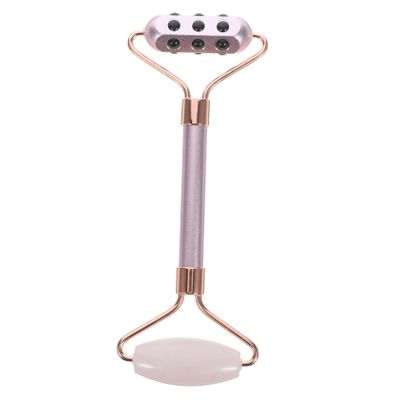 HONMEET Beauty Roller Stone Facial Massager Gua Sha Tool for Skin Care Reduce Puffiness Wrinkles Revitalizing Facial Roller for Men and Women