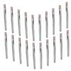 HONMEET 20pcs Crystal Handle Lip Brush Makeup Brushes for Lipstick Eye Shadow Portable view 1