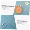 HONMEET 20pcs Crystal Handle Lip Brush Makeup Brushes for Lipstick Eye Shadow Portable view 2