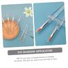 HONMEET 20pcs Crystal Handle Lip Brush Makeup Brushes for Lipstick Eye Shadow Portable view 3