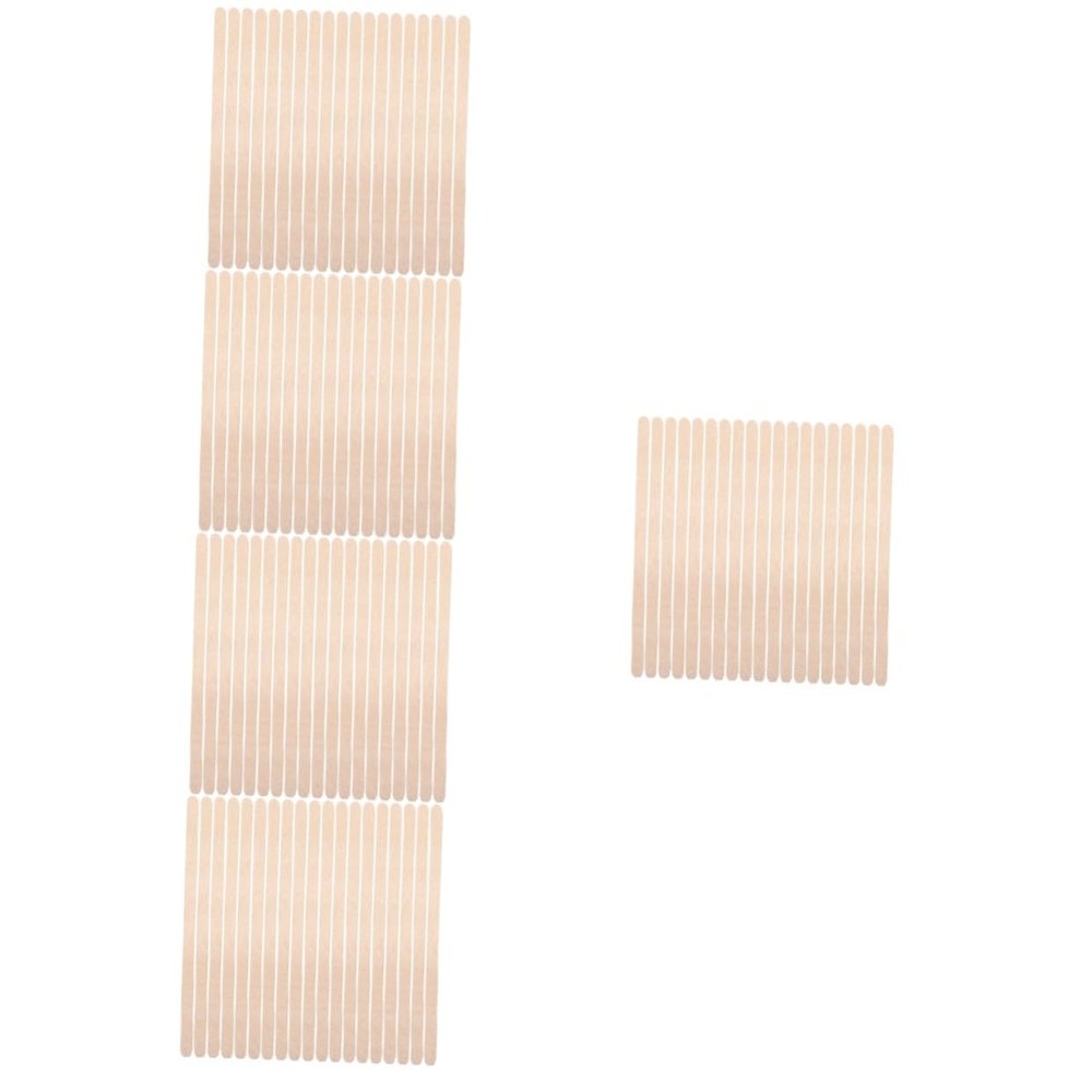 BIUDECO 5sets Convenient Waxing Sticks Set Wooden Hair Removal Tools for All Hair Types 100pcs*5
