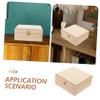 HOMOCONO 25grids Wooden Essential Oil Storage Box with Compartments Organizer for Essential Oil Bottles and Easily Accessible for Home and Aromatherapy Use view 3