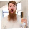 BELLIFFY Beard Brush for Pre Shave Oil Professional Barber Tool Double-sided Bristle Brush view 4