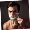 FOYTOKI 2pcs Shaving Tools Men Double Edge Razor Safety Razor Smooth Shave Manual Beard Shaver view 4