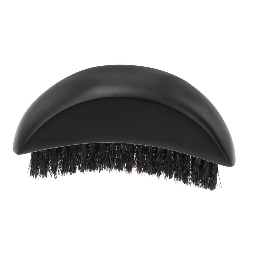 ASAKKURA Salon Beard Brush Men's Grooming Tool Soft Boar Bristle Hair Brush Beard Cleaning Barber Accessory