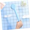 HONMEET 2pcs Back Cleaning Scrubbers Handle Bath Brush for Body Massage Soft Bristles for Gentle Exfoliation for Comfortable Back Washing Colors view 3