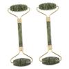 AUTSUPPL 2pcs Jade Stone Massage Roller for Facial Care Gua Scraping Tool for Skin Revitalization and Circulation Natural Beauty for Lifting and Toning view 1