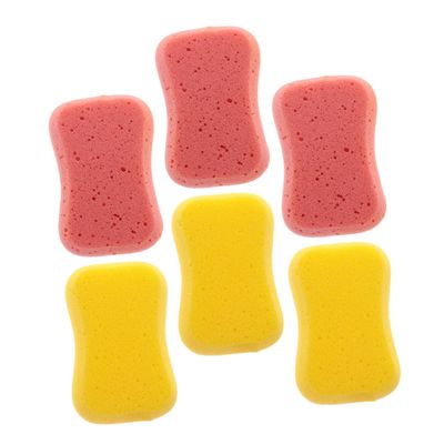HONMEET 6pcs Exfoliating Bath Sponges Deep Cleansing Random Colors for Daily Use and Gifting Special Occasions