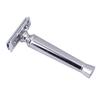NULYLU Old-fashioned Manual Hand Shaver for Men Beard Trimming Tool Silver for Father's Day Compact Design for Easy Travel and Use view 1