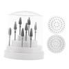BIUDECO 2pcs Nail Bit Holder Box Slots Manicure Drill Bits Container Nail Tech Organizers and Storage Case view 3