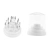 BIUDECO 2pcs Nail Bit Holder Box Slots Manicure Drill Bits Container Nail Tech Organizers and Storage Case view 4