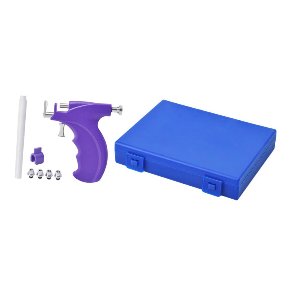 ASAKKURA Ear Stud Gun Kit Ear Piercing Gun Earring for Studs Safe Piercing Tool