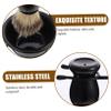 BELLIFFY 1set Professional Beard Brush Shaving Cup Easy to Clean for All Beard Types Convenient Travel Shaving Supplies view 4