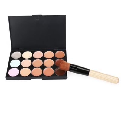Beatifufu Complete Makeup Colors Concealer Brush for Blush Powder Portable Safe for Skin Types