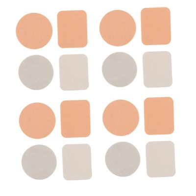 BIUDECO 20pcs Elastic Wearproof Makeup Sponges Wet Dry Face Powder Puff Safe Facial Sponge Random Style