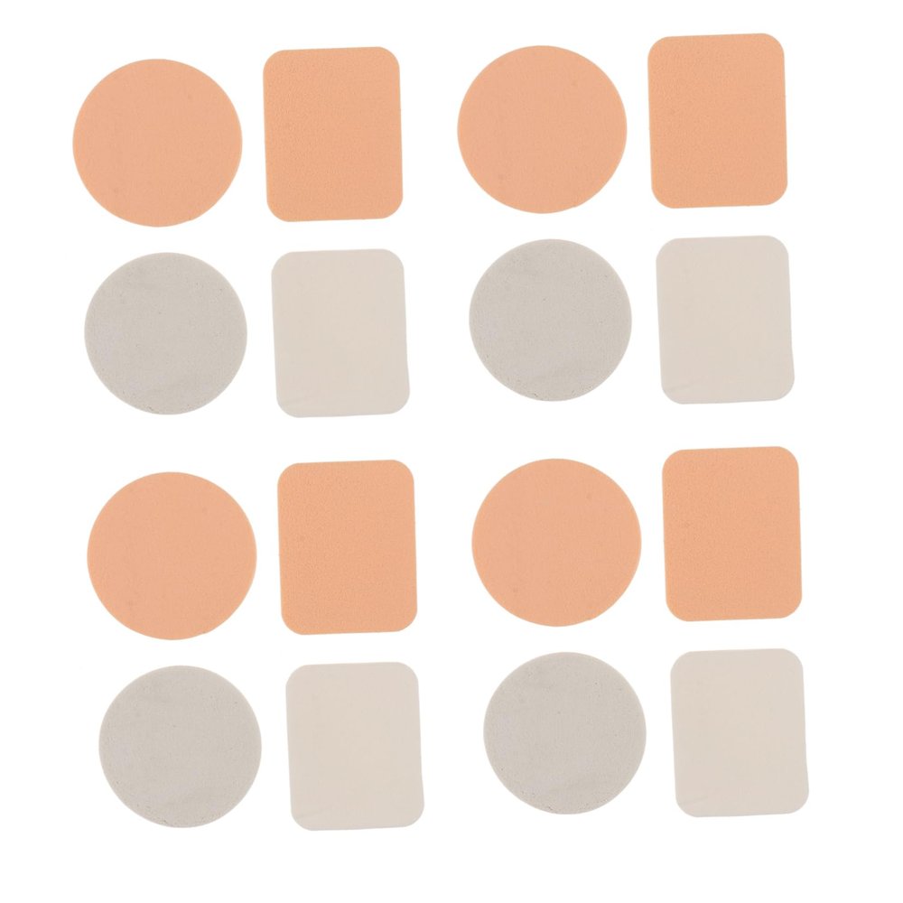 BIUDECO 20pcs Elastic Wearproof Makeup Sponges Wet Dry Face Powder Puff Safe Facial Sponge Random Style