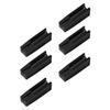 HAPINARY 6pcs Eyebrow Pen Slot Small Pencil Sharpener Eyebrow Trimmer Aid Makeup Pencil Sharpener Travel Essential view 1