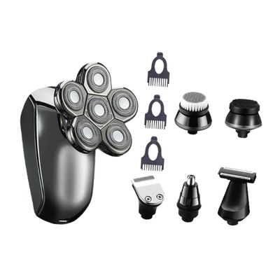 BELLIFFY Rechargeable Electric Shaver Six Head Razor for Men Portable Beard Trimmer with Washable Design Lightweight and Durable Grooming Tool for All Angles