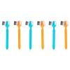 Healeved 6pcs Stainless Steel Eyebrow Razor for Face Brow Trimmer Brush Comb Facial Hair Remover for Women for Face Brow Shaper Facial Hair Removal Tool view 1