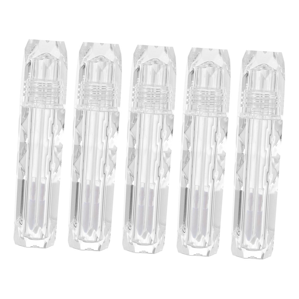 5pcs Mini Empty Lip Gloss Tube 2.5ml Plastic Refillable Bottles