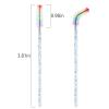 300 PCS Crystal Eyelash Mascara Wands Disposable Lash Brushes for Extensions Spoolie Brush Applicators Makeup Tool Kits (Mixed 3 color) view 2