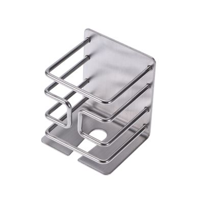ABOOFAN Stainless Steel Shaver Storage -Mounted Non-Trace Electric Razor Holder for Smooth Surfaces Easy Installation Bathroom Organizer for Shaver and Toothbrushes