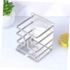 ABOOFAN Stainless Steel Shaver Storage -Mounted Non-Trace Electric Razor Holder for Smooth Surfaces Easy Installation Bathroom Organizer for Shaver and Toothbrushes view 4