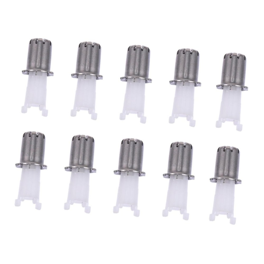 Healeved 10pcs Electric Nose Hair Trimmer Replacement Heads Washable Trimmer Accessories for Men and Women Compatible with Nose Hair Clippers Easy to Install and Maintain