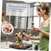 OSOLADY Led Lighted Makeup Mirror Magnification Suction Cup for Table Bathroom Natural Light view 3