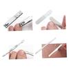NULYLU 21pcs Stainless Steel Nail Clipper Set Ergonomic Nail Trimmer File Tools for Home Travel Use view 4