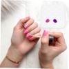 Outanaya Nail Art Mixing Palette Japanese Ceramic Color Mixing Tool for Manicure Easy to Clean for Salon Makeup and Photography Props view 2